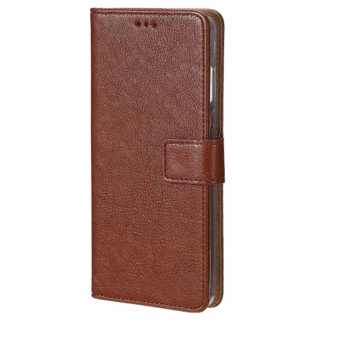 Rixus Bookcase For Samsung Galaxy A32 5G A326B Brown