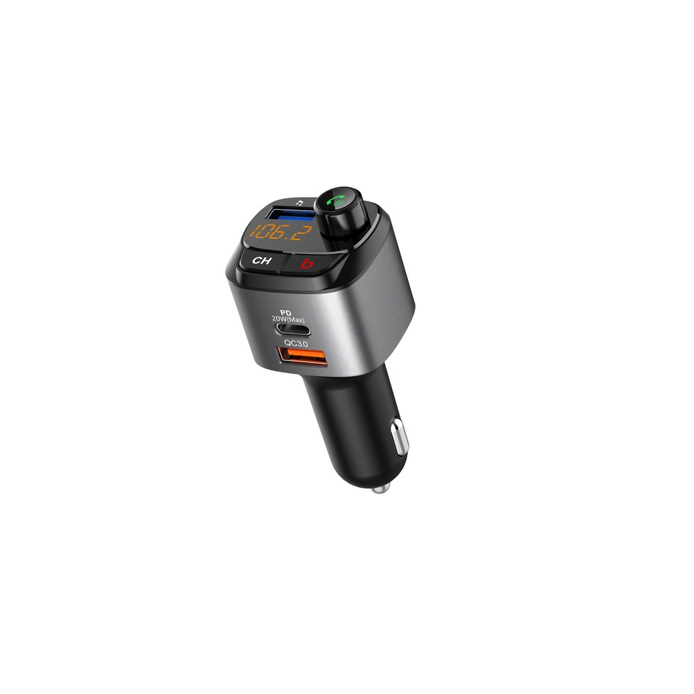 Rixus RXBT14 Bluetooth Car FM Player And Quick PD Car Charge