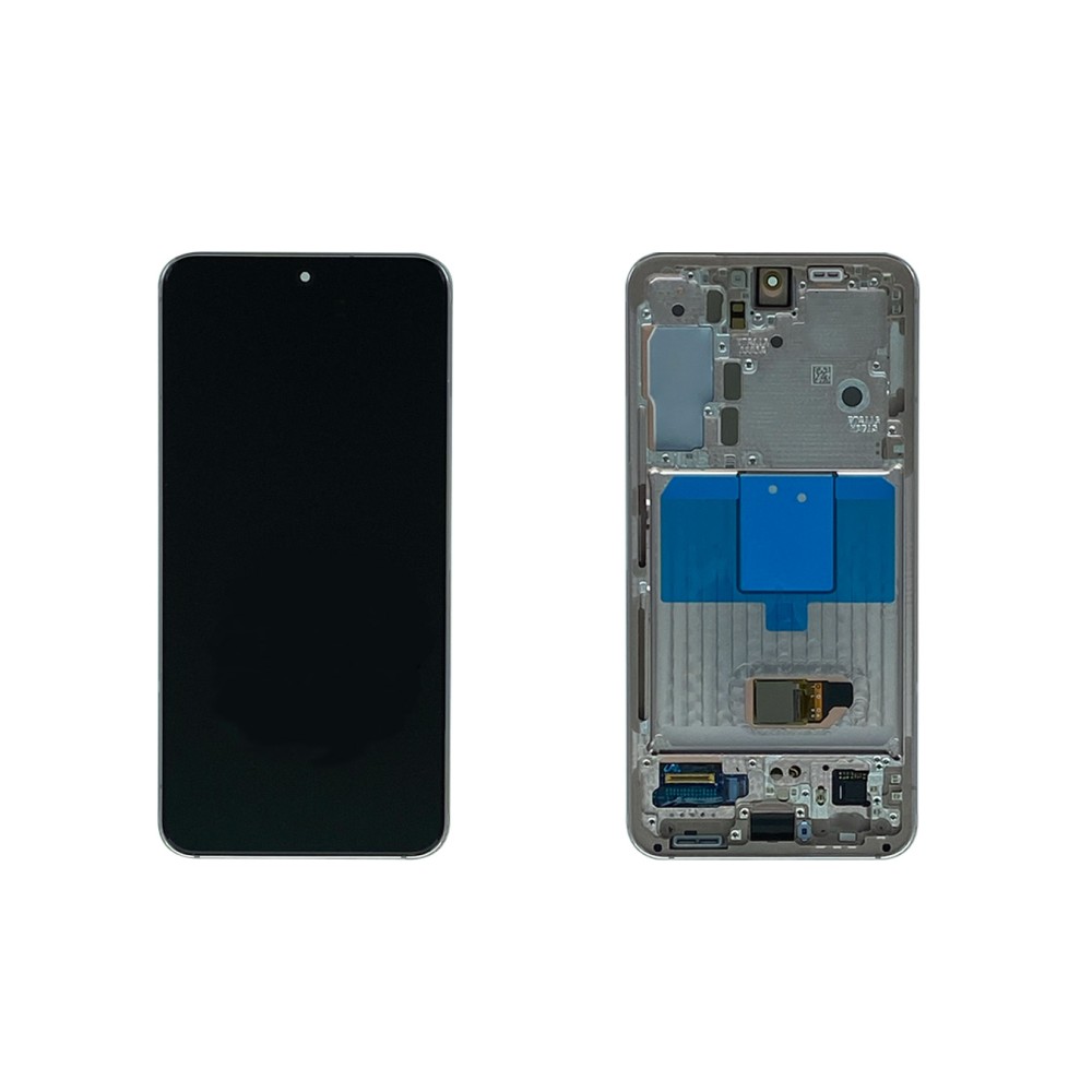 Samsung Galaxy S22 S901B Display And Digitizer With Frame Pink Gold Service Pack