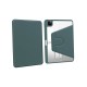 For iPad Air, Air 2 9.7 PU Leather Protective Case Midnight Green