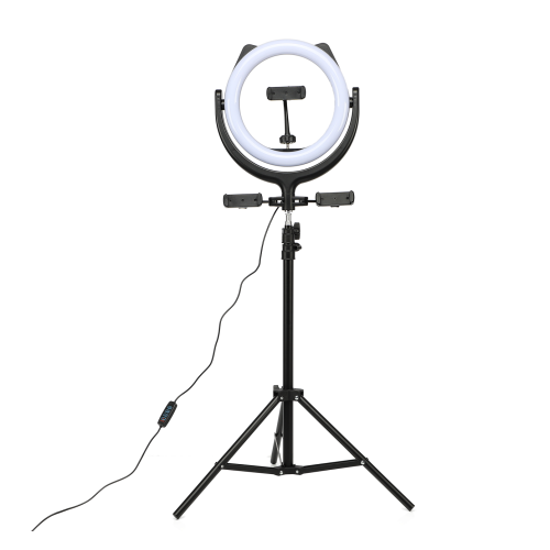 Rixus RXLG10 Selfie Ring Fill Light Stand White