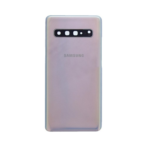 Samsung Galaxy S10 5G G977B Back Cover Crown Silver With Lens OEM