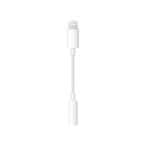 Apple Lightning To 3.5mm Jack Adapter 5cm White (MMX62ZM/A)