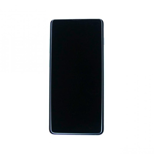 Samsung Galaxy S10 Plus G975F Display And Digitizer With Frame Prism White Refurbished