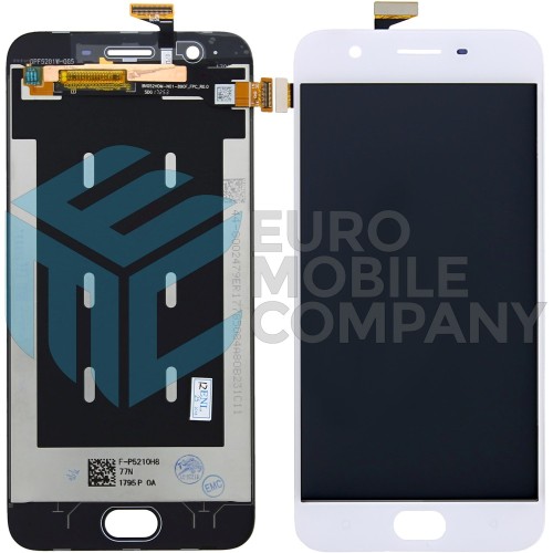 Oppo A57 Display + Digitizer Complete - White