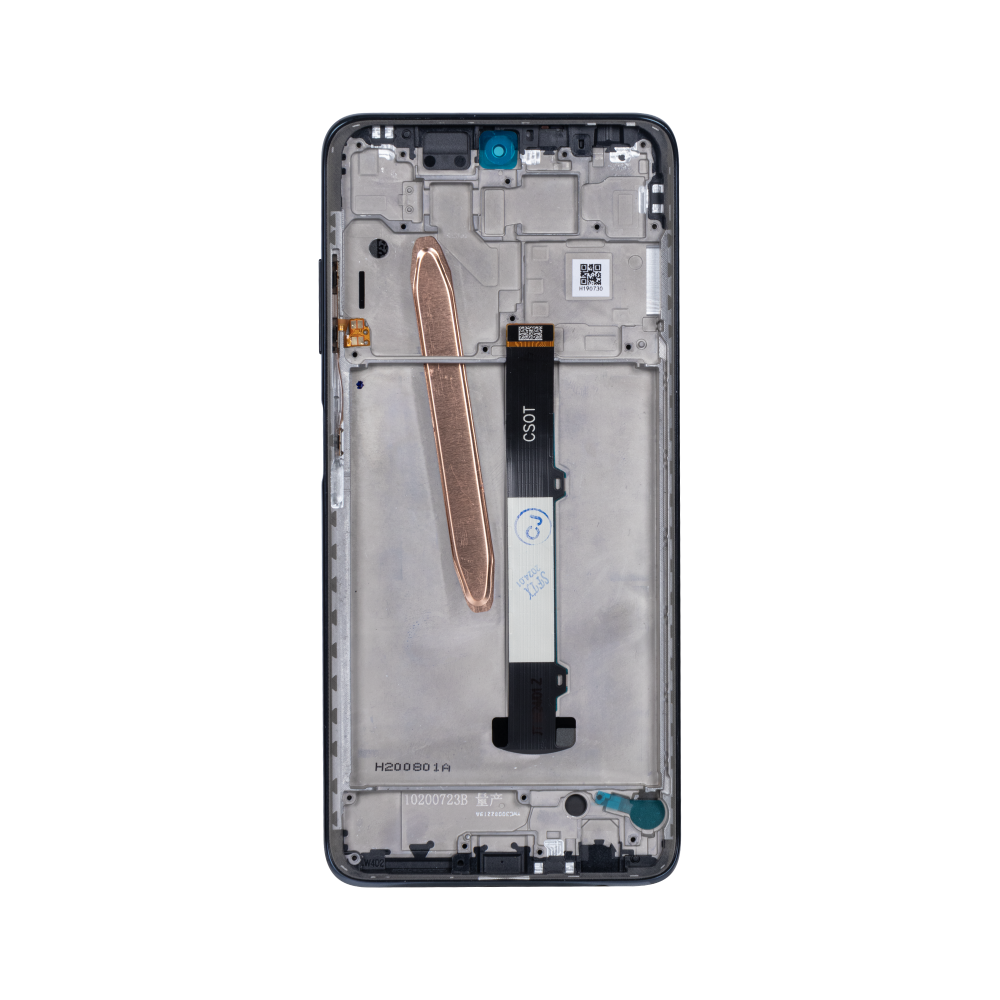 Xiaomi Poco X3 Pro (M2102J20SG, M2102J20SI) Display and Digitizer With Frame Phantom Black OEM