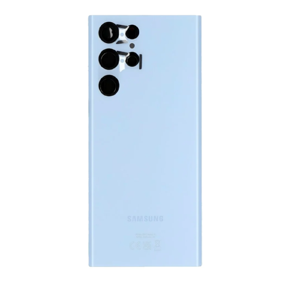 Samsung Galaxy S22 Ultra S908B Back Cover Sky Blue With Lens GH82-27457G Service Pack