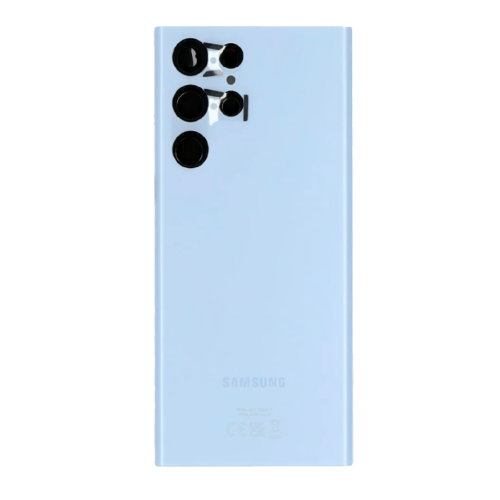 Samsung Galaxy S22 Ultra S908B Back Cover Sky Blue With Lens GH82-27457G Service Pack