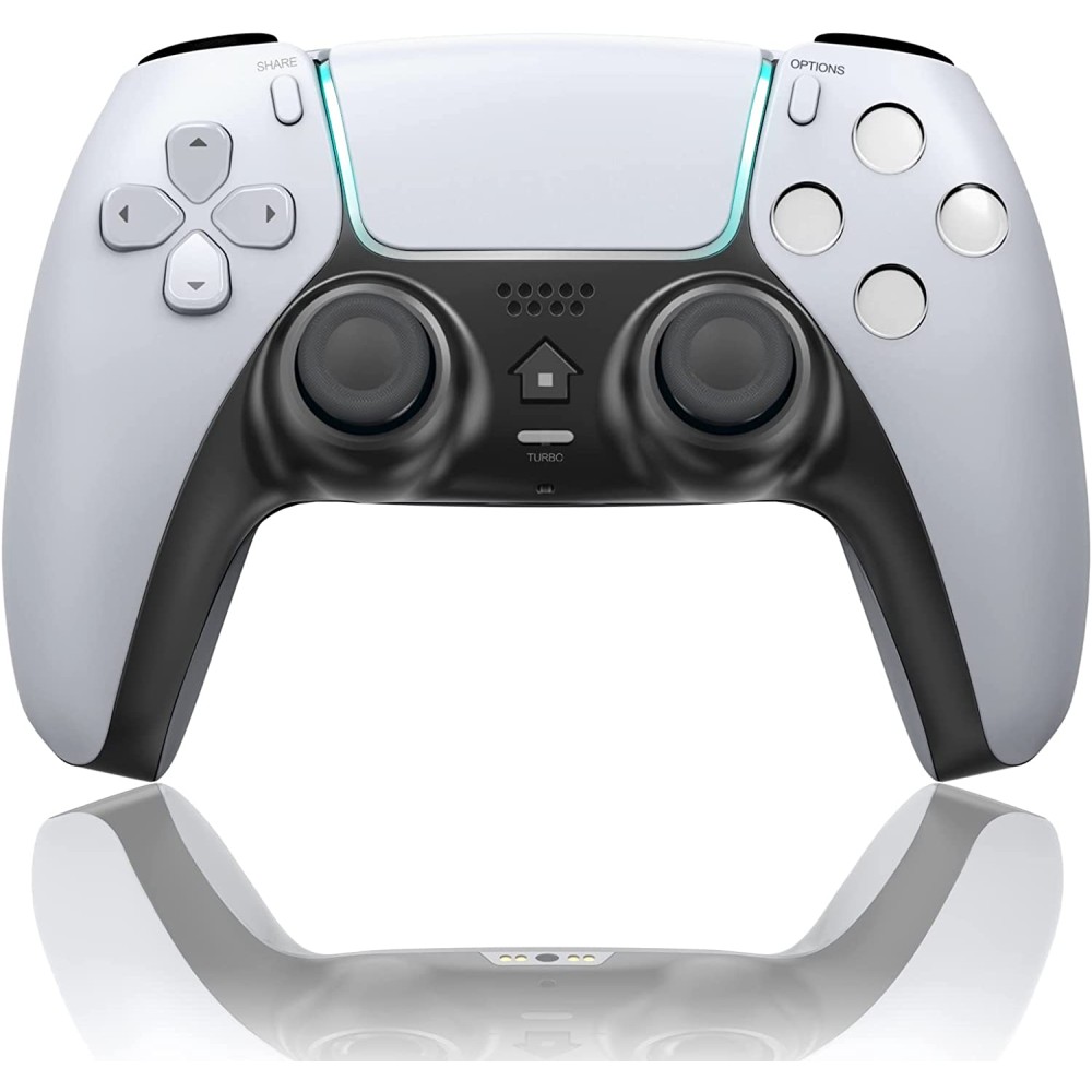 For PlayStation 4 Wireless Bluetooth Game Controller T28 Black/ White