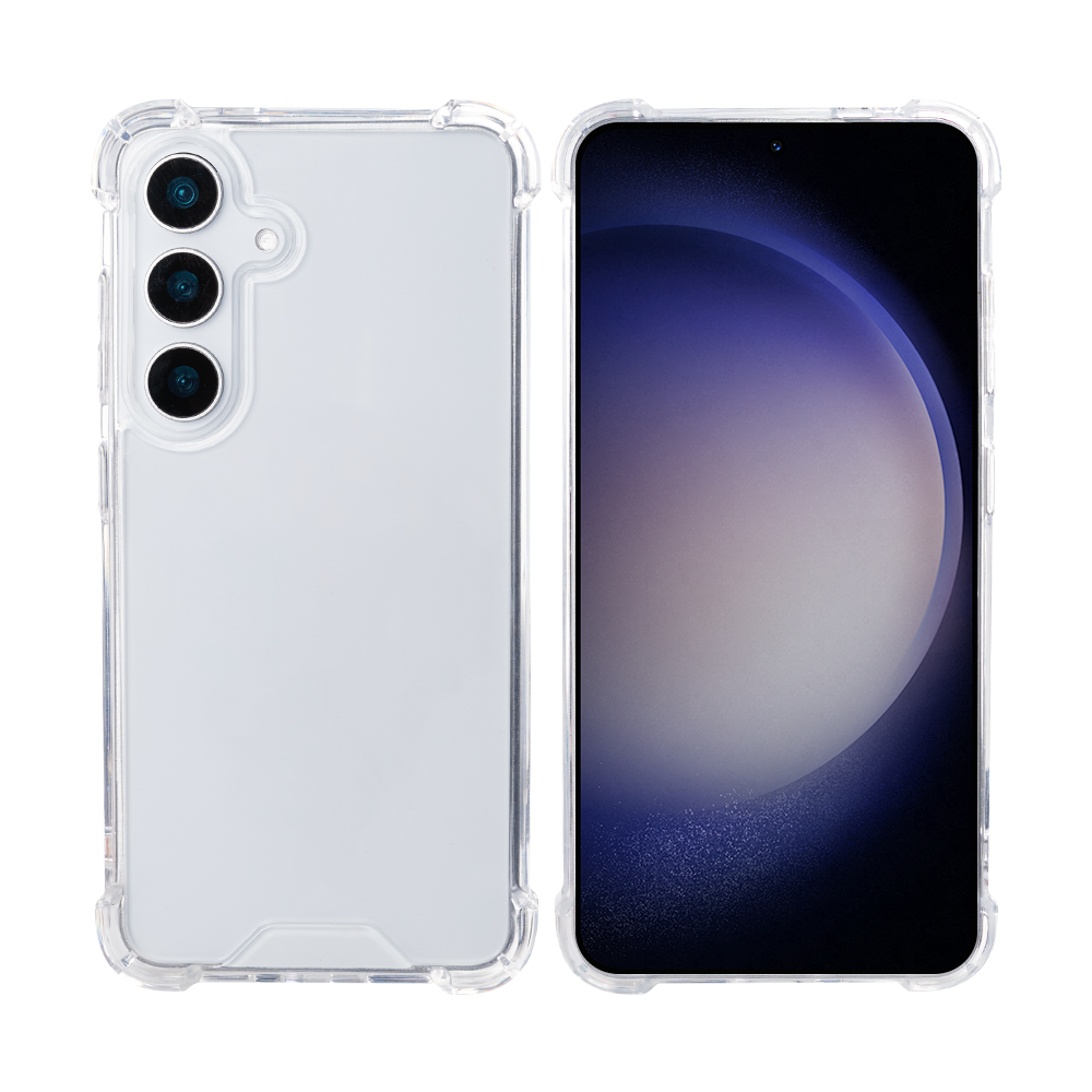 Rixus Anti-Burst Case For Samsung Galaxy S25 Plus S936B Transparent