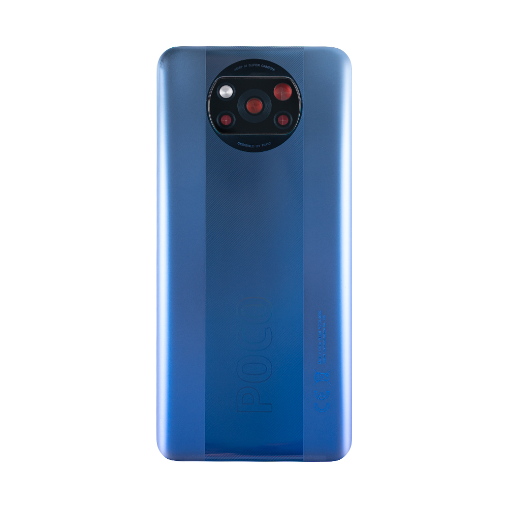 Xiaomi Poco X3 Pro (M2102J20SG, M2102J20SI) Back Cover Frost Blue With Lens OEM
