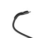 Rixus RXUC30C Alloy USB-C Data Cable Metal Gray