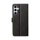 Rixus Bookcase For Samsung Galaxy S25 S9310 Black