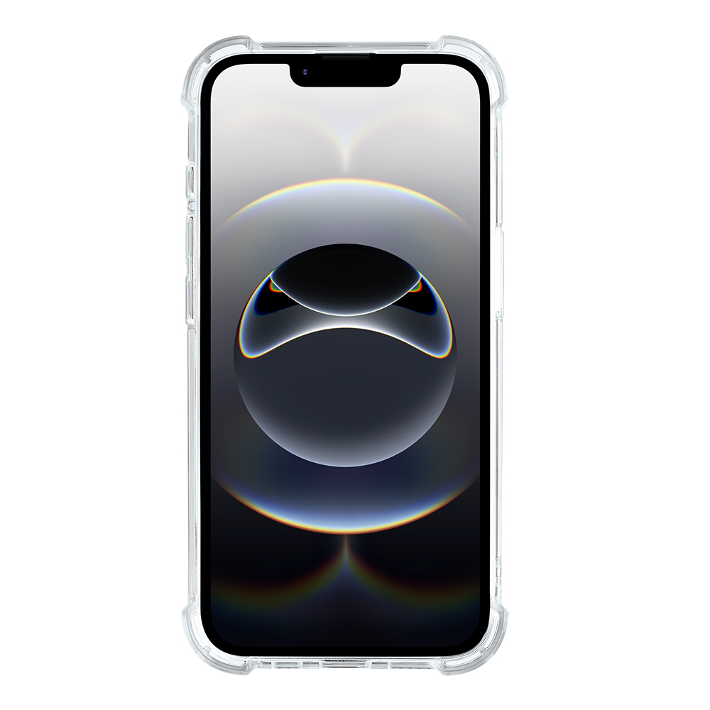 Rixus Anti-Burst Case For iPhone 16e Transparent