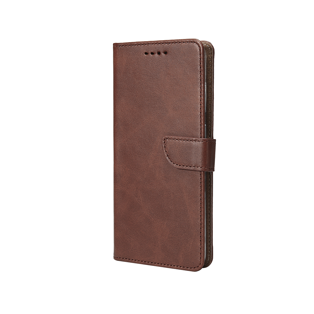Rixus Bookcase For Samsung Galaxy S25 Ultra S938B Brown