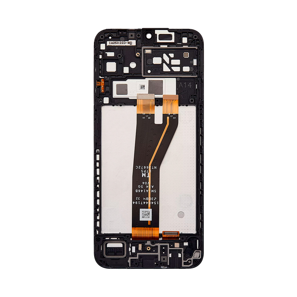 Samsung Galaxy A14 A145F Display And Digitizer With Frame Black Soft-OLED
