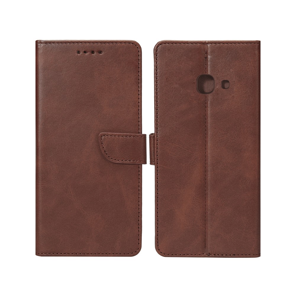 Rixus Bookcase For Samsung Galaxy A5 A520F Brown