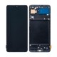 Samsung Galaxy A71 A715F Display and Digitizer With Frame Black Soft-OLED