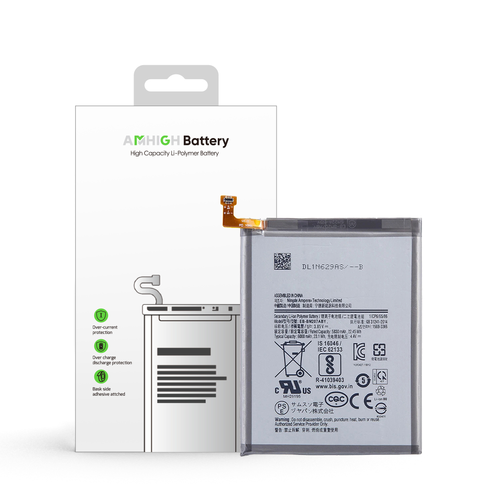 Samsung Galaxy M31 (SM-M315F) Battery  EB-BM207ABY - 5830mAh (AMHigh Premium)