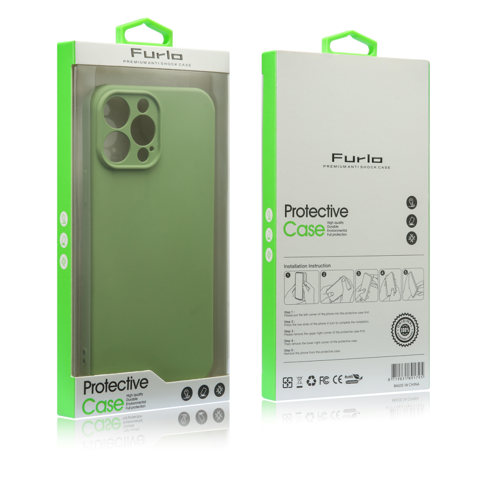 Furlo Protective Slim TPU Case for Samsung Galaxy S22 Plus - Light Green