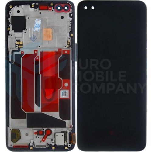 OnePlus Nord (AC2001, AC2003) Display And Digitizer With Frame Black OEM