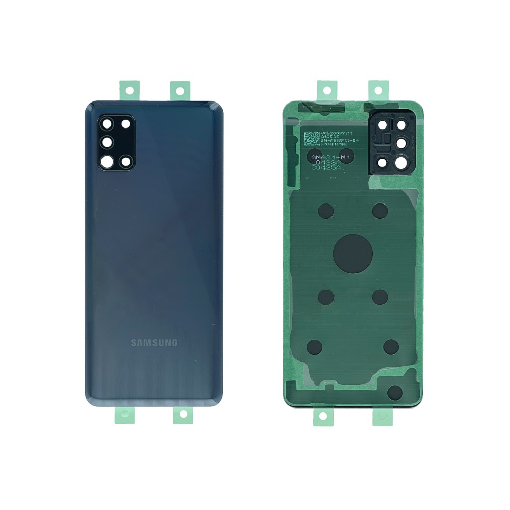 Samsung Galaxy A31 A315F Back Cover Prism Crush Black With Lens (OEM)