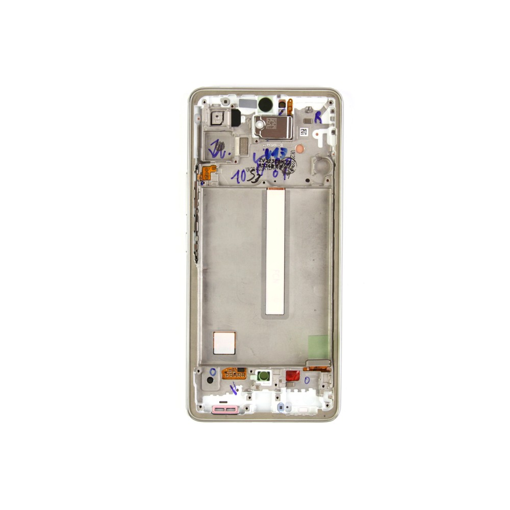 Samsung Galaxy A53 5G A536B Display And Digitizer With Frame White Service Pack