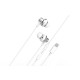 Rixus RXHD22A For iOs Stereo Earphone Pop Up Bluetooth White