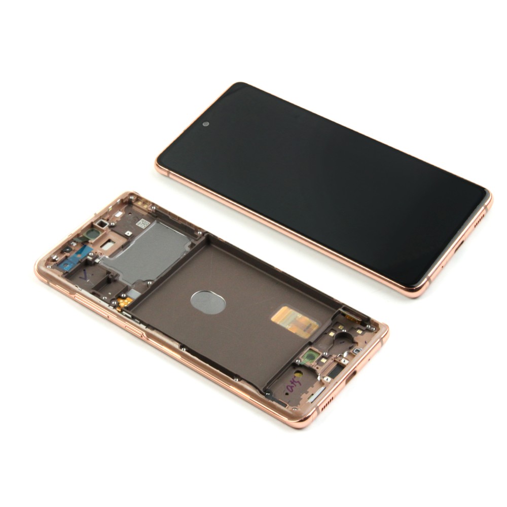 Samsung Galaxy S20 FE G780F, 5G G781B Display And Digitizer With Frame Cloud Orange Service Pack