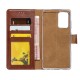 Rixus Bookcase For Samsung Galaxy A32 5G A326B Brown