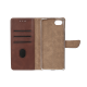 Rixus Bookcase For iPhone 7 Plus, 8 Plus Brown