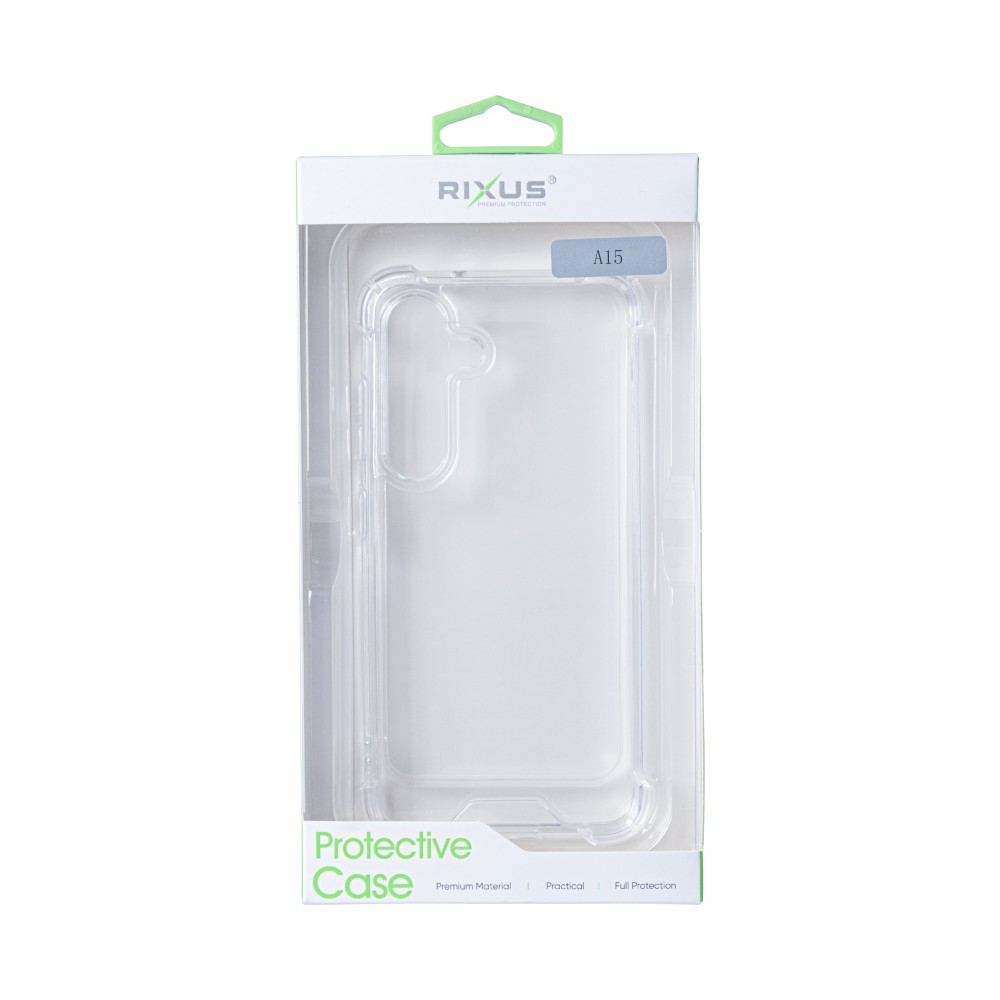 Rixus For Samsung Galaxy A15 5G A156B Anti-Burst Case Transparent