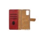 Rixus Bookcase For Samsung Galaxy A01 A015F Dark Red