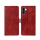 Rixus Bookcase For Samsung Galaxy A26 A266B Dark Red