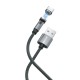 Rixus RXU48 Magnetic Cable 3 in 1 Black