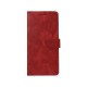 Rixus Bookcase For Samsung Galaxy A26 A266B Dark Red