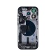 For iPhone 15 Pro Complete Housing Incl. All Small Parts Without Battery And Back Camera Blue Titanium
