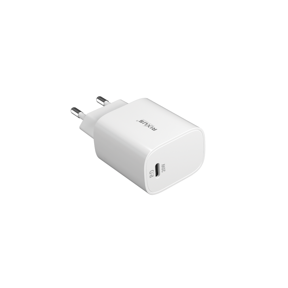 Rixus RX209 Adaptive Fast Charger USB-C 20W White
