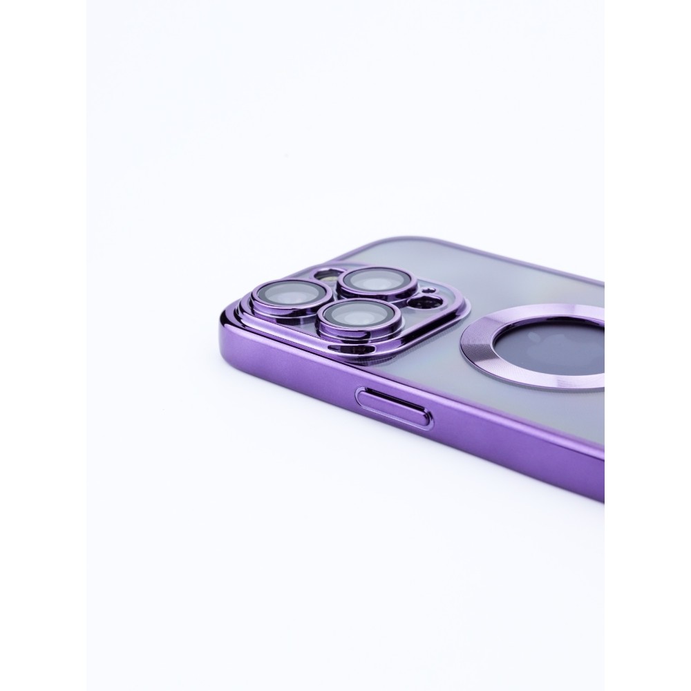 NY Glossy Phone & Camera TPU Case For iPhone 13 - Transparent Black