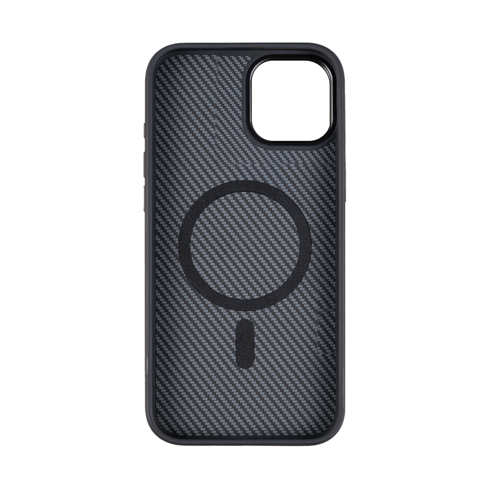 Rixus Mag Carbon With MagSafe For iPhone 11 Titanium Black