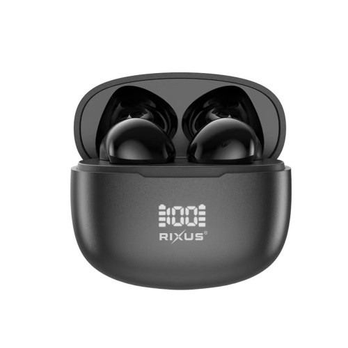 Rixus RXBH42 HIFI Sound Earbuds Wireless Headset Black