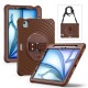 Rixus RXTC08 Anti Shock Case For iPad Pro 11 (2024) Chocolate