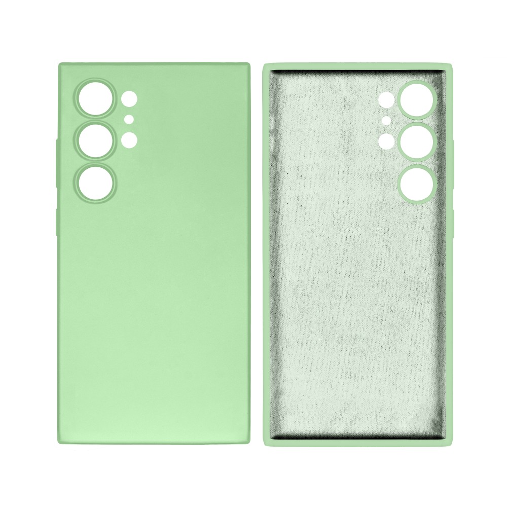 Rixus For Samsung Galaxy S24 Ultra 5G S928B Soft TPU Phone Case Matcha