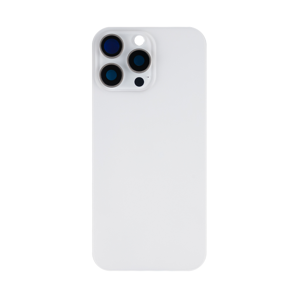 For iPhone 16 Pro Max Extra Glass With NFC, Enlarged Camera Frame White Titanium