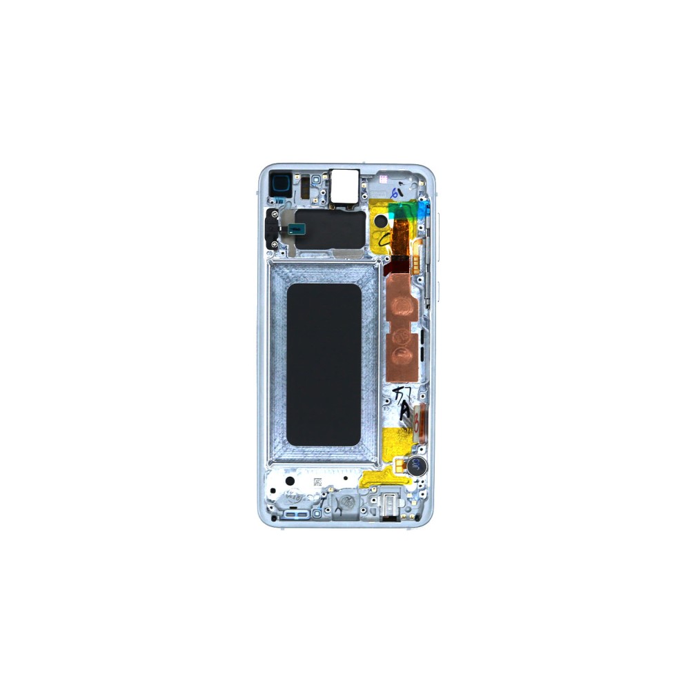 Samsung Galaxy S10e G970F Display And Digitizer With Frame Prism White Service Pack