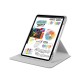 For iPad Air, Air 2 9.7 PU Leather Protective Case Grey