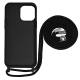 Furlo TPU Necklace Cord Cover For iPhone 14 Plus - Black