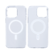 Rixus For iPhone 15 Pro Max Magnetic Clear Case