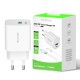 Rixus RX90L Adapter With USB-C To Lighting Cable 100CM 20W White