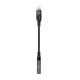 Rixus RXMU36L Lightning to 3.5mm Audio Adapter Female 10cm